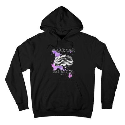 Cosmic Space Food Sandwich In Retro Vintage Galaxy Nebula Hoodie