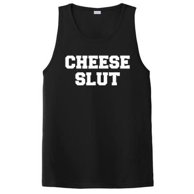 Cheese Slut Funny Cheese Lover Cheddar Curds Dairy Humor PosiCharge Competitor Tank