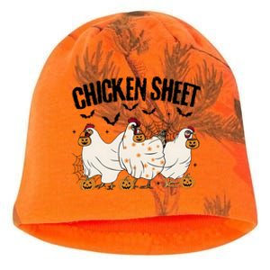 Chicken Sheet Funny Ghoul Ghost Halloween Kati - Camo Knit Beanie