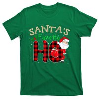 Christmas Santa's Favorite Ho Xmas Pajama Funny Naughty T-Shirt