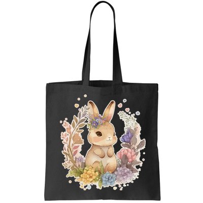 Cute Springtime Floral Baby Bunny Rabbit Bag