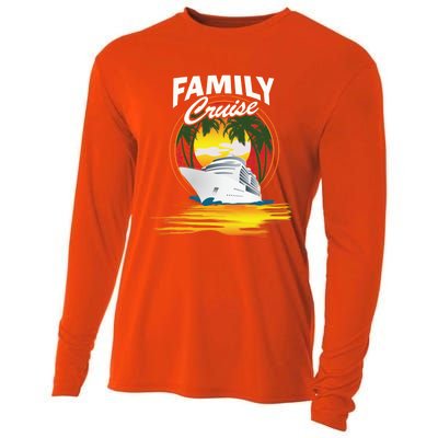 Cruise Ship Family Vacation Cruising Caribbean Funny Gift Cooling Performance Long Sleeve Crew