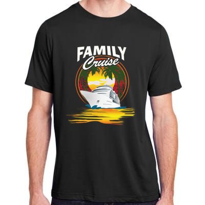 Cruise Ship Family Vacation Cruising Caribbean Funny Gift Adult ChromaSoft Performance T-Shirt