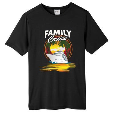 Cruise Ship Family Vacation Cruising Caribbean Funny Gift Tall Fusion ChromaSoft Performance T-Shirt