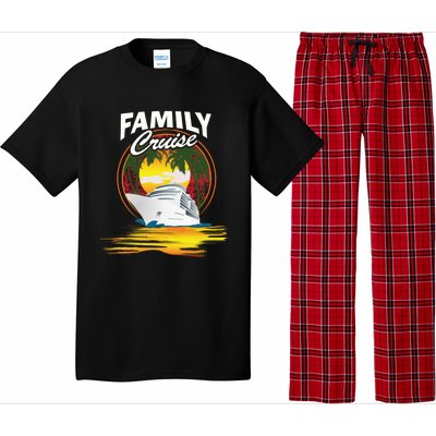 Cruise Ship Family Vacation Cruising Caribbean Funny Gift Pajama Set