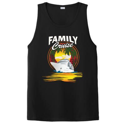 Cruise Ship Family Vacation Cruising Caribbean Funny Gift PosiCharge Competitor Tank