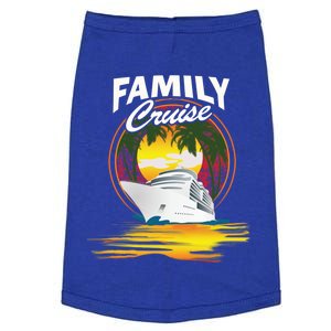 Cruise Ship Family Vacation Cruising Caribbean Funny Gift Doggie Tank