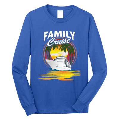 Cruise Ship Family Vacation Cruising Caribbean Funny Gift Long Sleeve Shirt