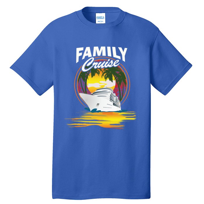 Cruise Ship Family Vacation Cruising Caribbean Funny Gift Tall T-Shirt