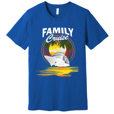 Cruise Ship Family Vacation Cruising Caribbean Funny Gift Premium T-Shirt