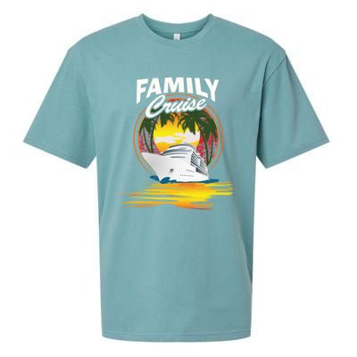 Cruise Ship Family Vacation Cruising Caribbean Funny Gift Sueded Cloud Jersey T-Shirt