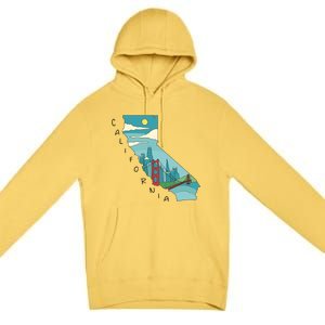 California San Francisco View Premium Pullover Hoodie