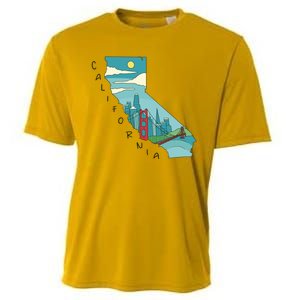 California San Francisco View Cooling Performance Crew T-Shirt