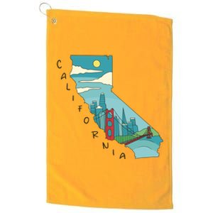 California San Francisco View Platinum Collection Golf Towel