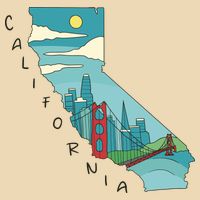 California San Francisco View Zip Tote Bag