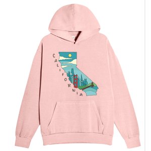 California San Francisco View Urban Pullover Hoodie