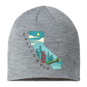 California San Francisco View Sustainable Beanie