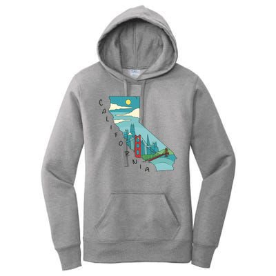 California San Francisco View Women's Pullover Hoodie