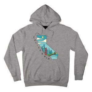 California San Francisco View Tall Hoodie