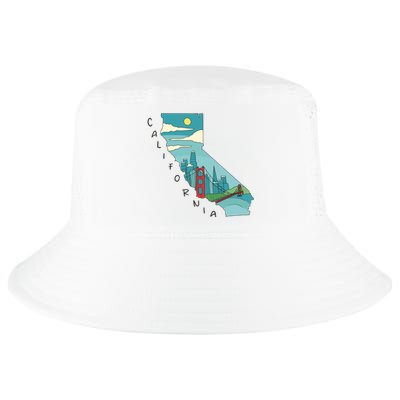 California San Francisco View Cool Comfort Performance Bucket Hat