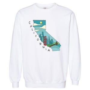 California San Francisco View Garment-Dyed Sweatshirt