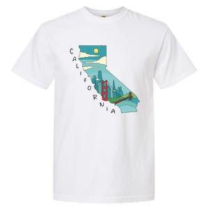 California San Francisco View Garment-Dyed Heavyweight T-Shirt