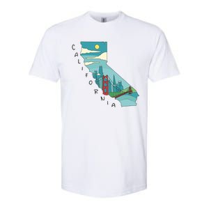 California San Francisco View Softstyle CVC T-Shirt