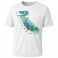 California San Francisco View Cooling Performance Crew T-Shirt