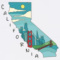 California San Francisco View Cooling Performance Crew T-Shirt