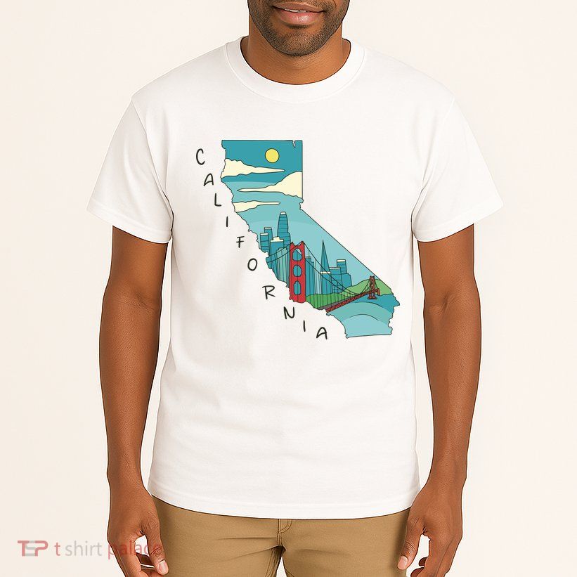 California San Francisco View Tall T-Shirt