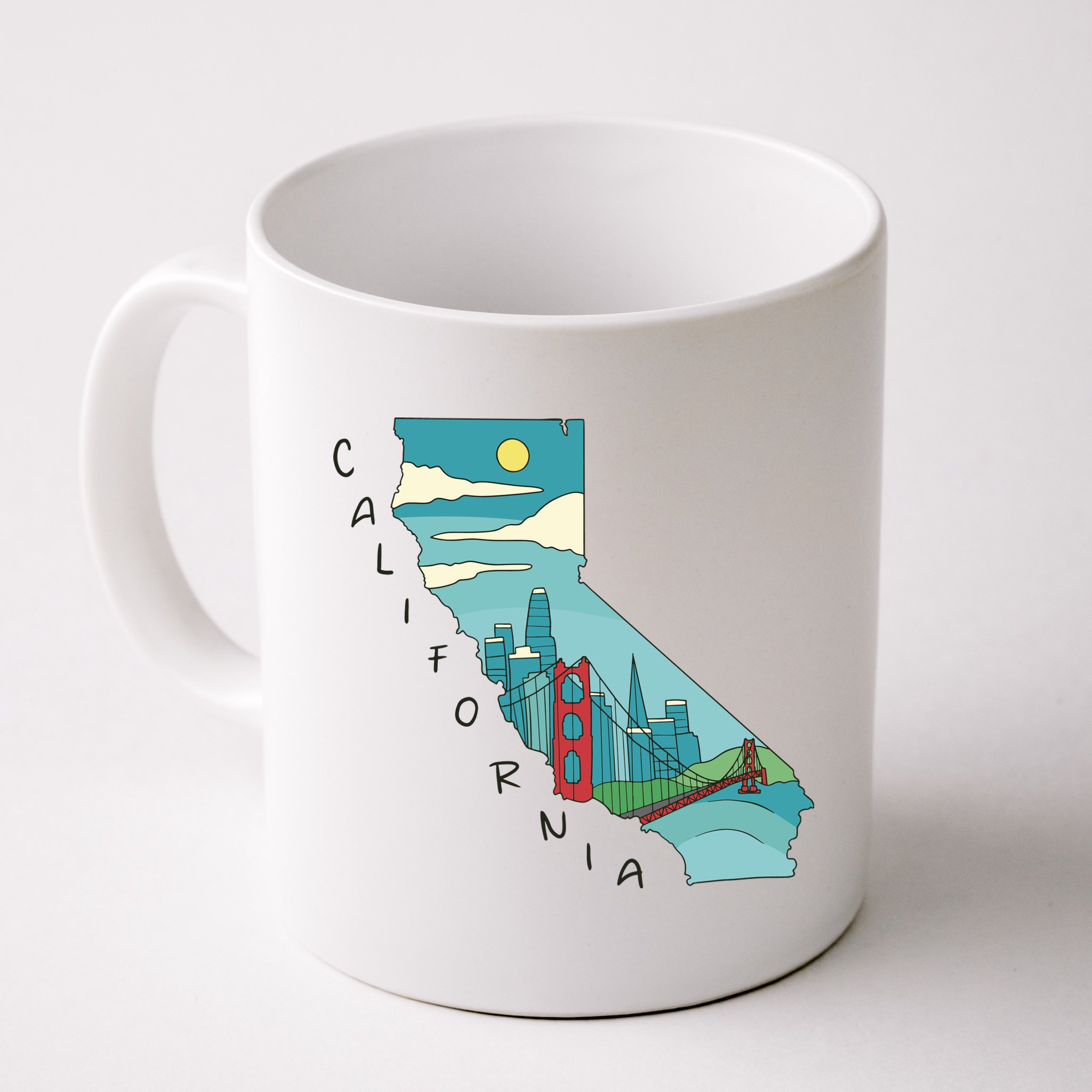 California San Francisco View Mug