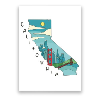 California San Francisco View Poster