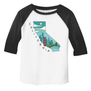 California San Francisco View Toddler Fine Jersey T-Shirt