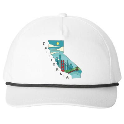 California San Francisco View Snapback Five-Panel Rope Hat