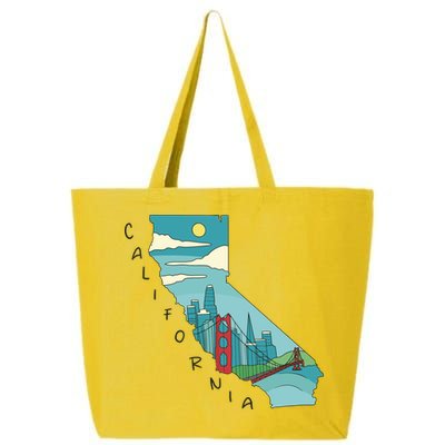 California San Francisco View 25L Jumbo Tote