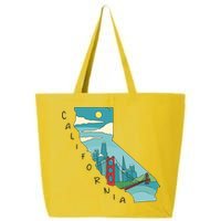 California San Francisco View 25L Jumbo Tote