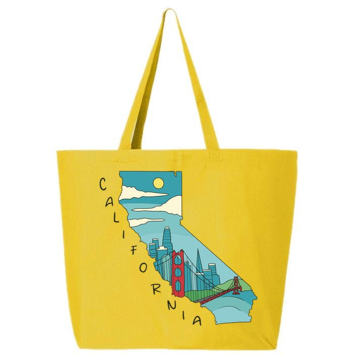 California San Francisco View 25L Jumbo Tote