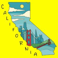 California San Francisco View 25L Jumbo Tote