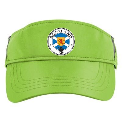 Cool Scotland Flag Adult Drive Performance Visor