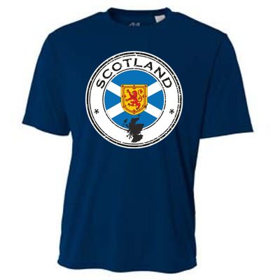 Cool Scotland Flag Cooling Performance Crew T-Shirt