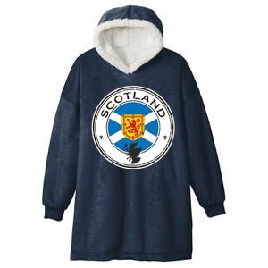 Cool Scotland Flag Hooded Wearable Blanket