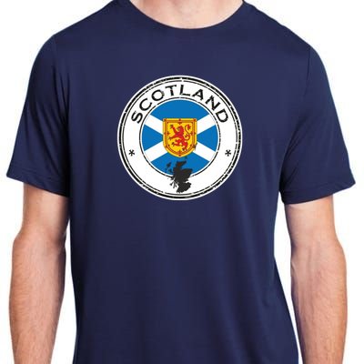 Cool Scotland Flag Adult ChromaSoft Performance T-Shirt