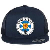 Cool Scotland Flag Flat Bill Trucker Hat