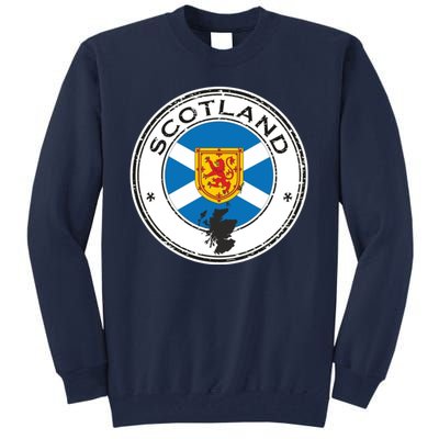 Cool Scotland Flag Tall Sweatshirt