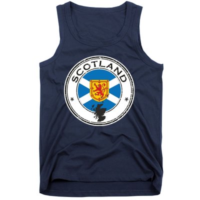 Cool Scotland Flag Tank Top