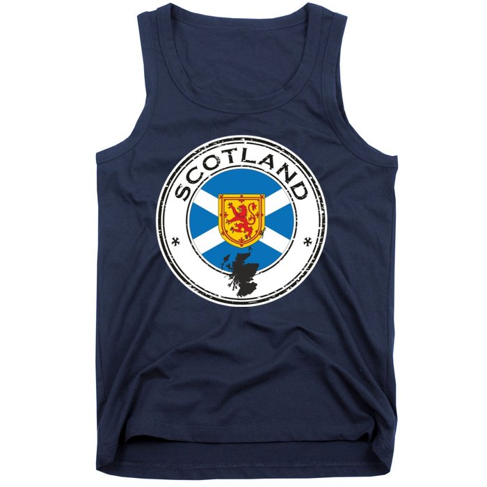 Cool Scotland Flag Tank Top