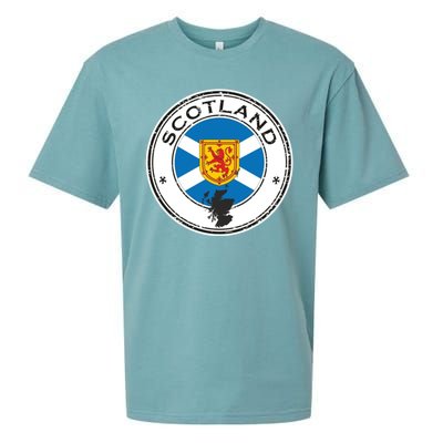 Cool Scotland Flag Sueded Cloud Jersey T-Shirt