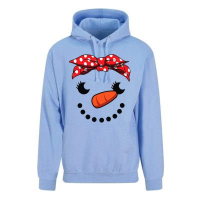 Cutest Snowman Face Christmas Costume Xmas Unisex Surf Hoodie