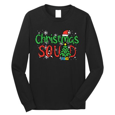 Christmas Squad Family Xmas Crew  Wo Boy Girls Kid Long Sleeve Shirt