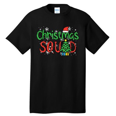 Christmas Squad Family Xmas Crew  Wo Boy Girls Kid Tall T-Shirt